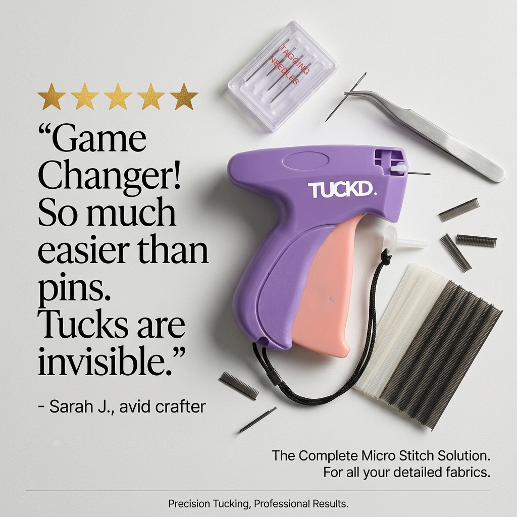 Game changer — so much easier than pins, tucks are invisible — Sarah J.